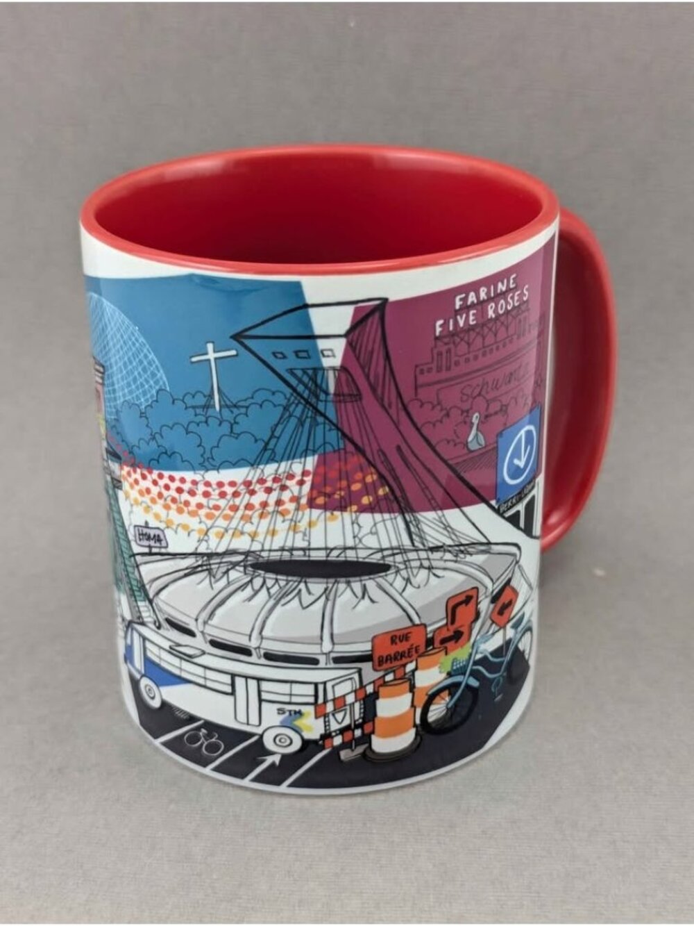 Montréal Mug by Sardines Studio - Illustrated Ceramic Coffee Cup